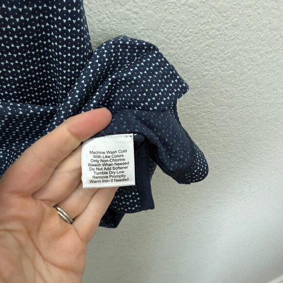 Jos A Bank Traveler Cotton Short Sleeve Printed Polo Shirt J035158 Mens 2X NEW - Picture 5 of 8